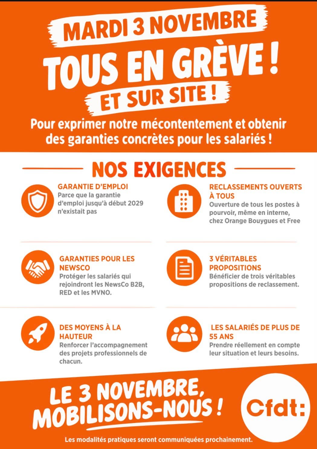 TOUS EN GREVE