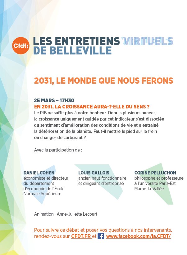 Les Entretiens virtuels de Belleville – Troisième débat