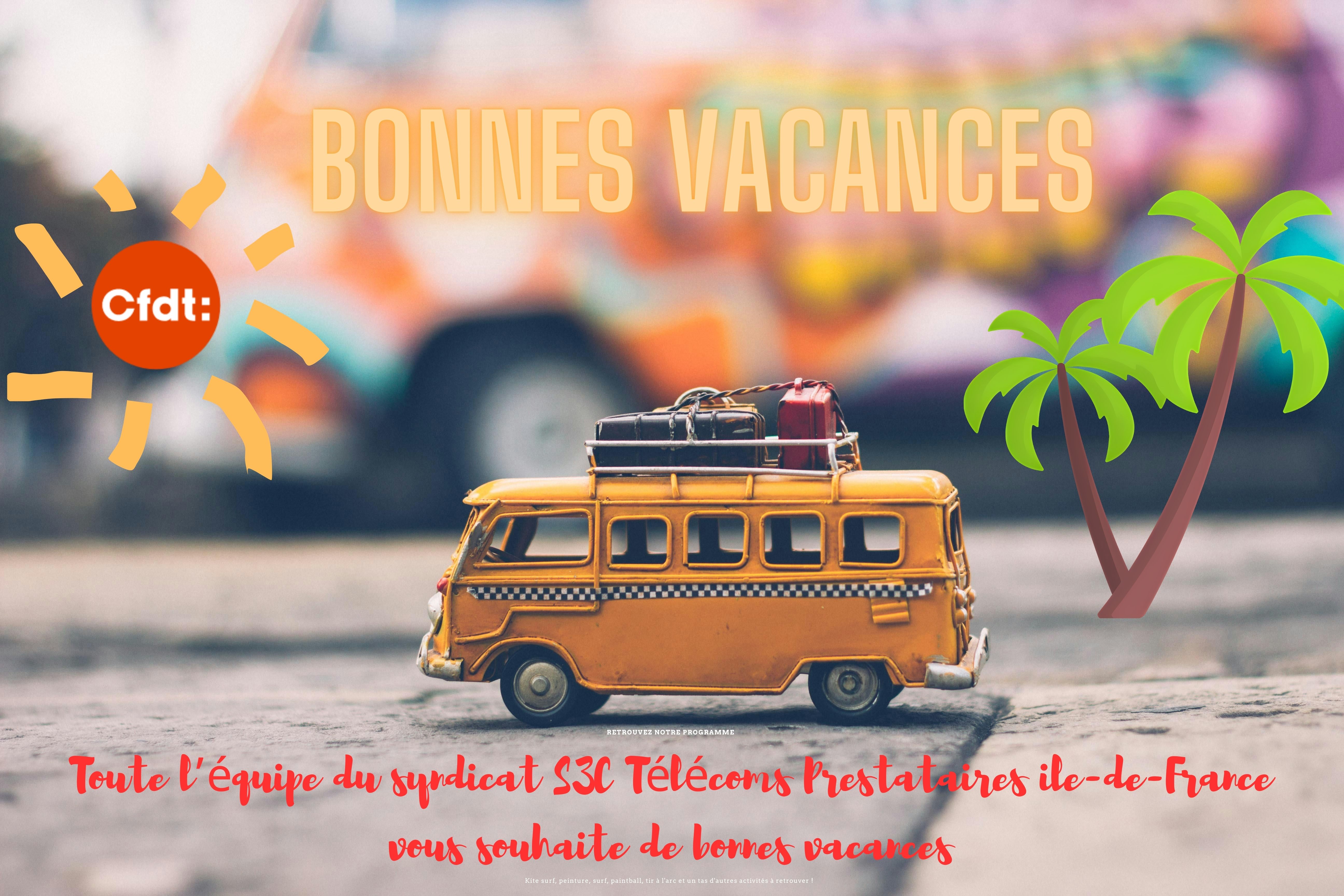 Bonnes vacances