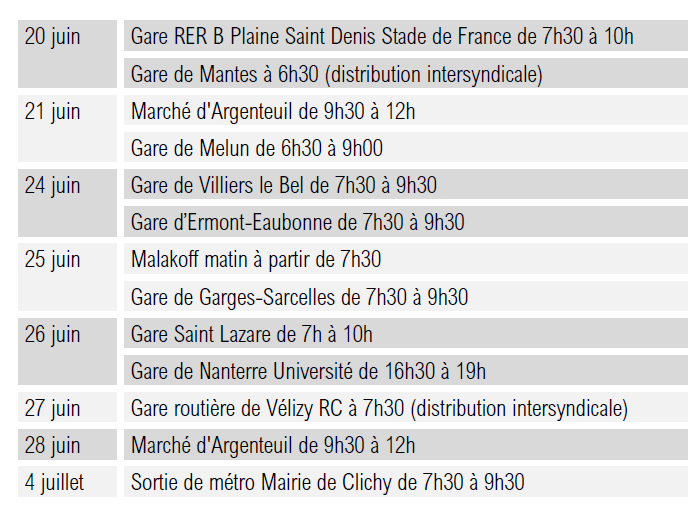 LES ACTIONS EN ÎLE-DE-FRANCE