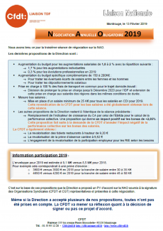 NEGOCIATION ANNUELLE OBLIGATOIRE 2019