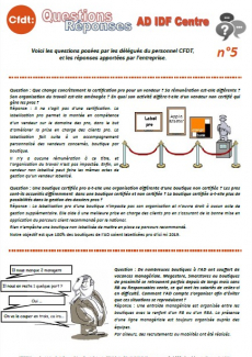 Questions Réponses - numéro 5 mai 2018 