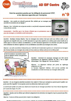 Questions Réponses - n°9
