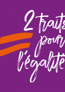 2 traits pour l'égalité 