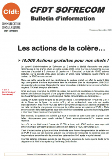 CFDT SOFRECOM Bulletin d’information