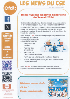 Les News du CSE - Direction Orange Ile-de-France – Juillet 2025