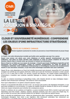 LA LETTRE RÉFLEXION & STRATÉGIE N°2
