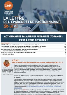 LA LETTRE DE L’ÉPARGNE N°47