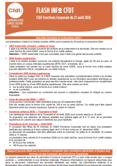 FLASH INFO AOUT 