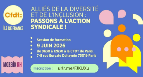 ALLIÉS DE LA DIVERSITÉ ET DE L’INCLUSION : PASSONS À L’ACTION SYNDICALE !