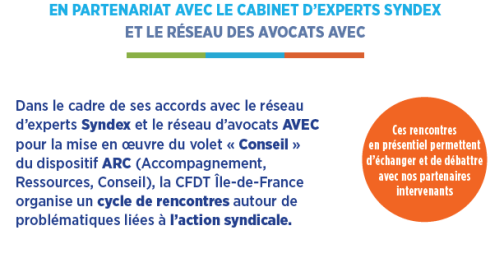 CYCLE DE RENCONTRES 2026 EN PARTENARIAT AVEC LE CABINET D’EXPERTS SYNDEX ET LE RÉSEAU DES AVOCATS AVEC