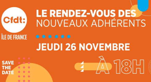 SAVE THE DATE : LE RENDEZ-VOUS DES NOUVEAUX ADHÉRENTS