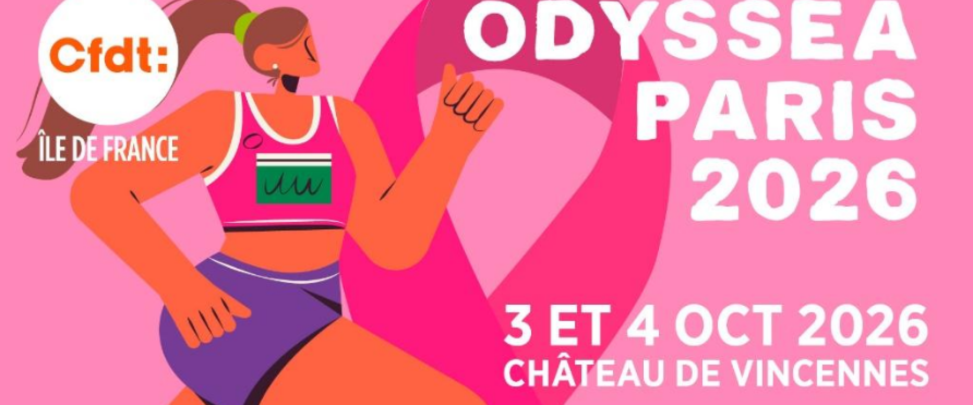 COURONS, MARCHONS AVEC LA CFDT ÎLE-DE-FRANCE CONTRE LE CANCER DU SEIN