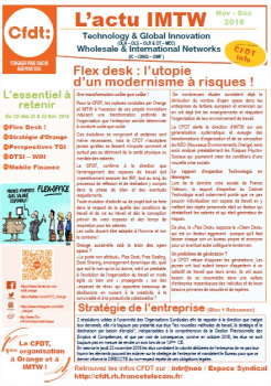 L’actu IMTW - Nov Déc 2018