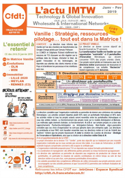 L’actu IMTW - Janvier Février 2019