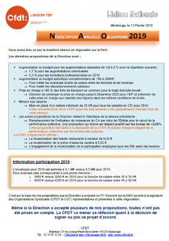 NEGOCIATION ANNUELLE OBLIGATOIRE 2019