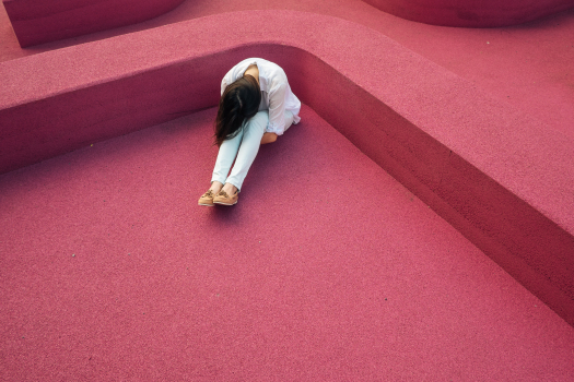 femme triste