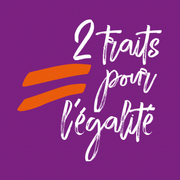 2 traits pour l'égalité 