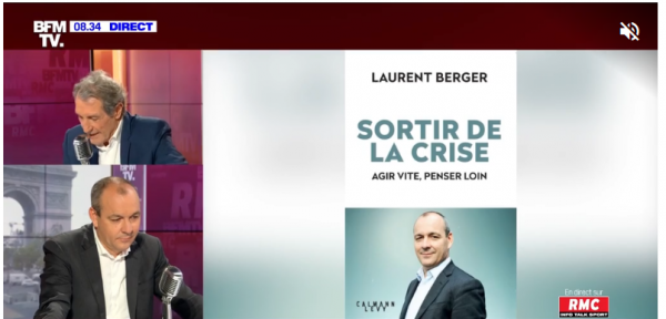 Laurent Berger face à Jean-Jacques Bourdin
