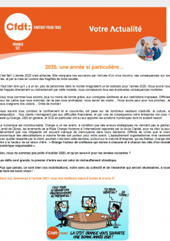 2020, une année si particulière…