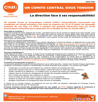 La direction face à ses responsabilités!