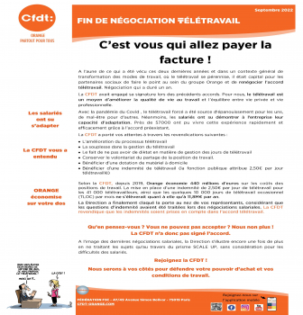 FIN DE NÉGOCIATION ÉLÉTRAVAIL