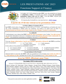 LES PRESTATIONS ASC 2023 Fonctions Support et Finance