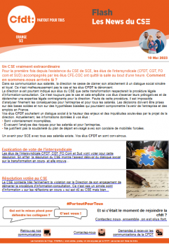 LES NEWS DU CSE