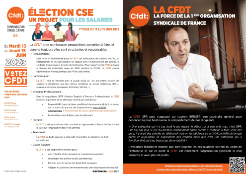 ELECTION SFR 