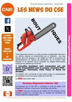 News de la do juillet 2024