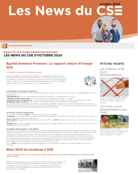 Les News du CSE d’octobre 2024