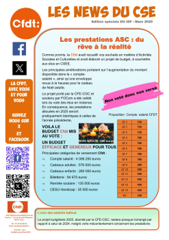 Les News du CSE - Direction Orange Ile-de-France – Mars 2025