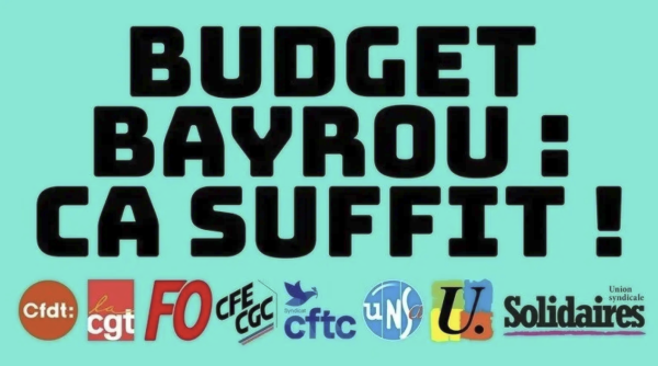 Budget : les sacrifices pour le monde du travail ça suffit !