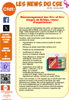 Les News du CSE - Direction Orange Ile-de-France – Octobre 2025