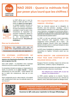 NAO 2025 - Quand la méthode finit par peser plus lourd que les chiffres !