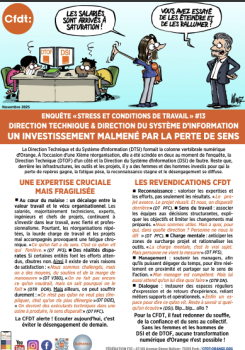 ENQUÊTE « STRESS ET CONDITIONS DE TRAVAIL »