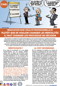 NÉGOCIATION POUR L’ÉGALITÉ PROFESSIONNELLE 