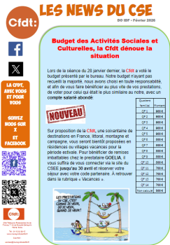 Les News du CSE - Direction Orange Ile-de-France – Février 2026