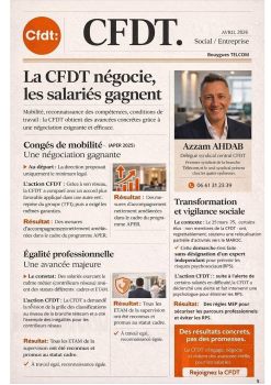 La CFDT négocie, les salariés gagnent