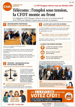 Télécoms : emploi sous tension, la CFDT monte au front