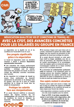 NÉGOCIATION QUALITÉ DE VIE ET CONDITIONS DE TRAVAIL