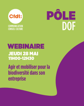 Webinaire des transitions n°34 - Agir et mobiliser pour la biodiversité dans son entreprise