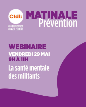 LES MATINALES PREVENTION AESIO MUTUELLE - LA SANTE MENTALE DES MILITANTS
