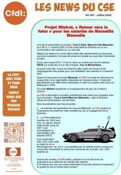 Les News du CSE - Direction Orange Ile-de-France – Juillet 2026