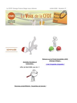 La Voix de la CFDT OFS : N°21