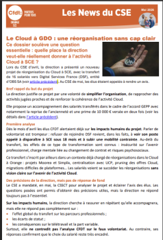 Les News du CSE de mai 2026