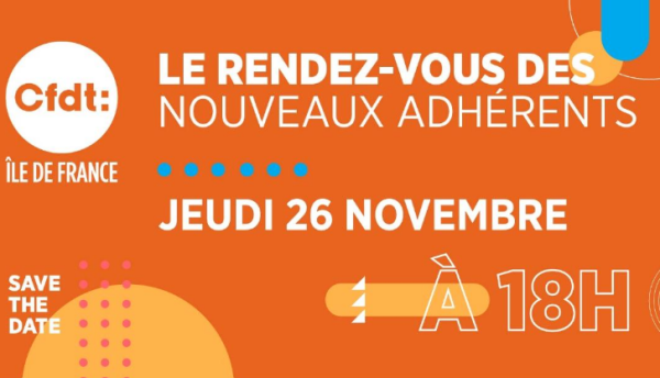 SAVE THE DATE : LE RENDEZ-VOUS DES NOUVEAUX ADHÉRENTS