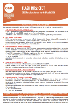 FLASH INFO AOUT 