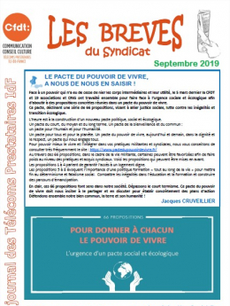 BREVES DU SYNDICAT