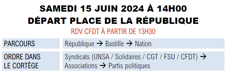 MOBILISATION DU 15 JUIN 2024